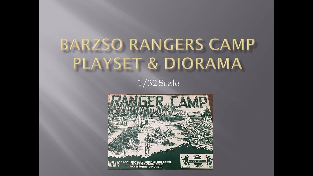 Barzso Rangers Camp Diorama playset (1/32 scale)