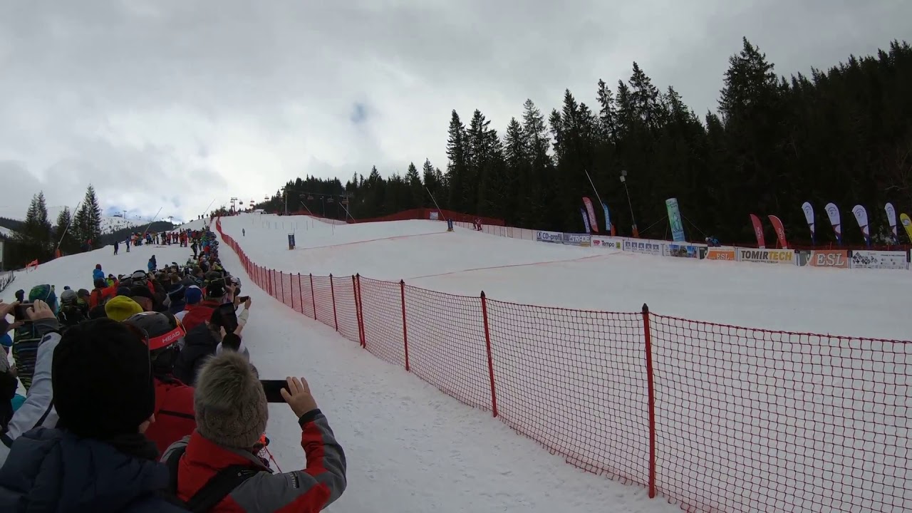 Petra Vlhova 1st run Slalom Europa Cup Jasna 2019,  Petra Vlhová 1. kolo slalom Európsky pohár Jasná