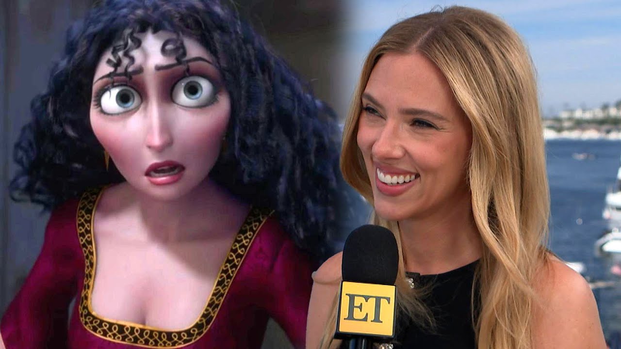 Scarlett Johansson REACTS to Possibly Playing Mother Gothel in Live-Action Tangled (Exclusive)