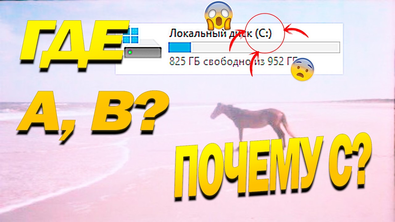 Почему диск C называется C, а не A или B?