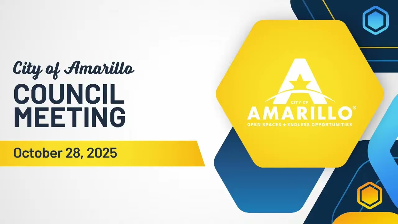 Amarillo City Council Meeting 10/28/25
