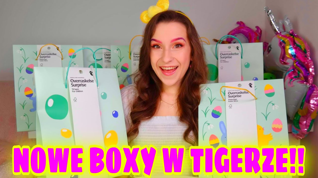 SPRAWDZAMY NAJNOWSZE BOXY Z TIGERA! WIELKANOC🐥