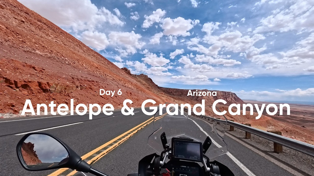Day 6 - Road to Antelope Canyon, Grand Canyon - Utah/Arizona Moto Trip 2025 - Highlights