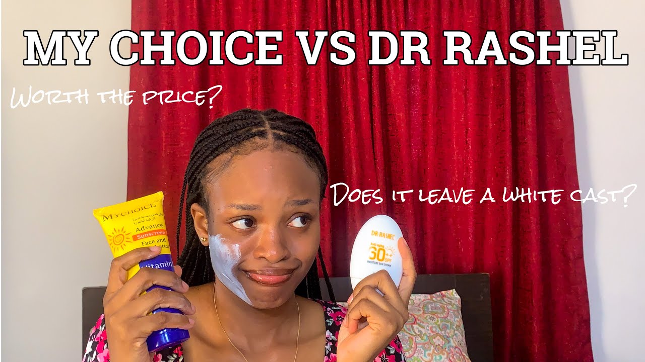 MY CHOICE VS DR RASHEL SUNSCREEN REVIEW// will I be repurchasing?// No white cast sunscreen|| Mujii