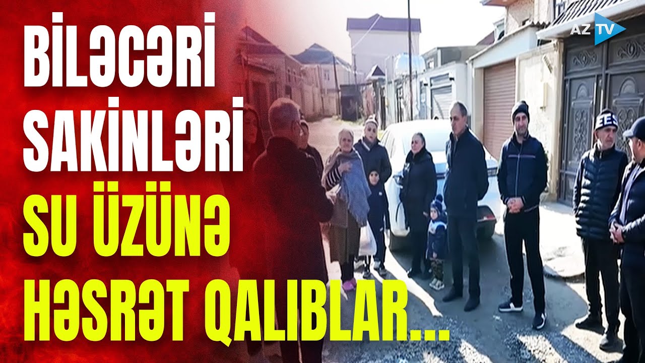 Biləcərinin bu ərazisində insanlar SU TAPA BİLMİRLƏR – Problem nə vaxt həllini tapacaq?