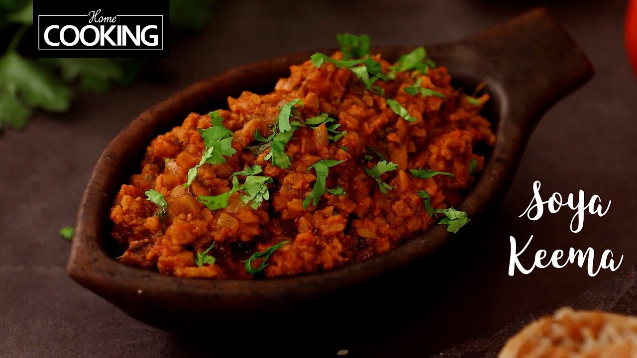 Soya Keema | Veg Keema Masala | Soya Chunks Keema | Soya Hot Dogs | Side Dish For Chapati