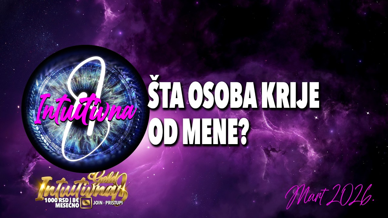 🌟ŠTA OSOBA KRIJE OD MENE?🌟 Tarot citanje 🔮 Grupno otvaranje  @Intuitivna8 ​