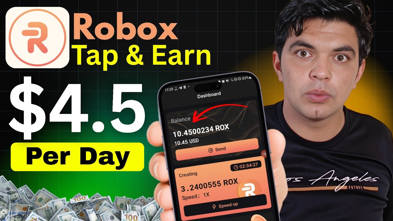 Robox Tap & Earn Free Crypto !!! 