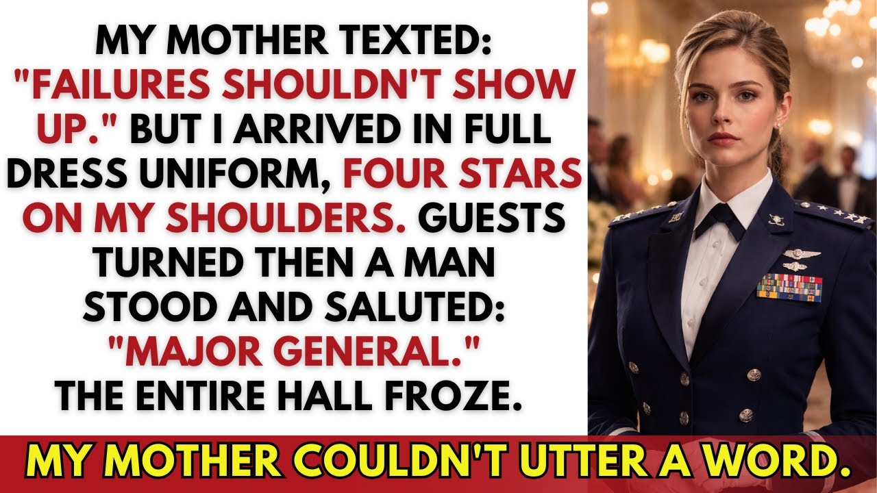 Family Erased Me from My Sister's Wedding — Until Their Guest Saluted  “Major General”