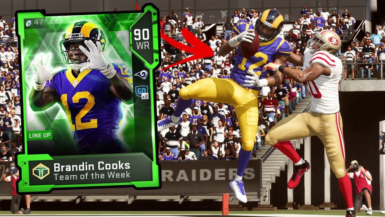 BRANDIN COOKS THE DEFENSE | MADDEN 19 ULTIMATE TEAM GAMEPLAY