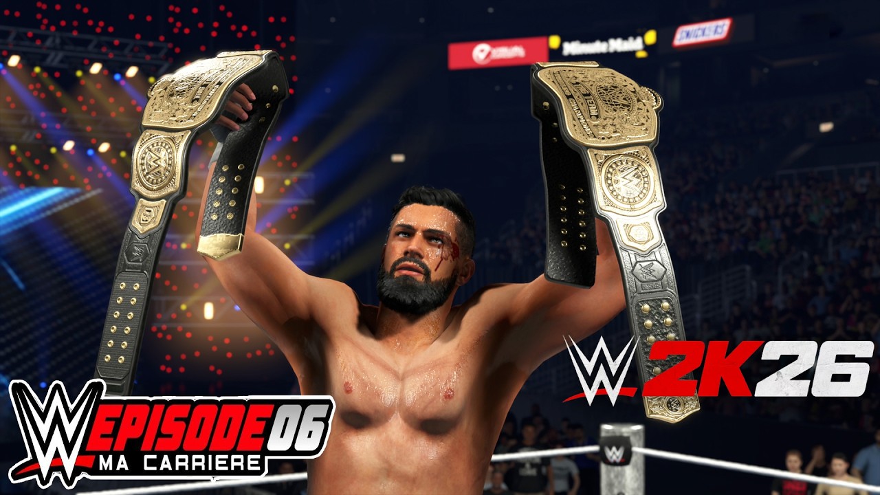 WWE 2K26 MA CARRI&Egrave;RE #6 - JE SUIS DOUBLE CHAMPION !!!