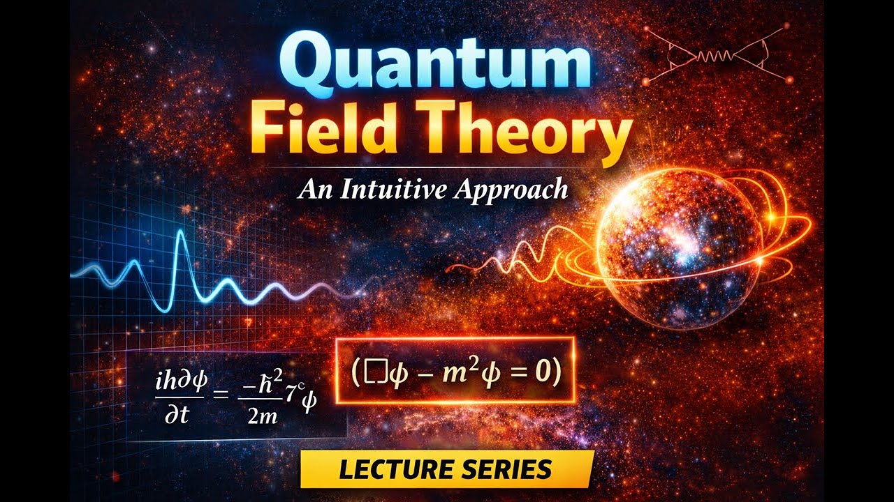 Quantum Field Theory - An Intuitive Approach | Lecture 01 Schrödinger Equation and Quantum Operators