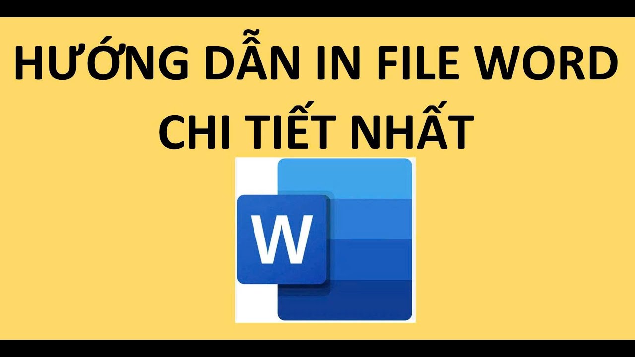 Hướng dẫn in file Word chi tiết nhất