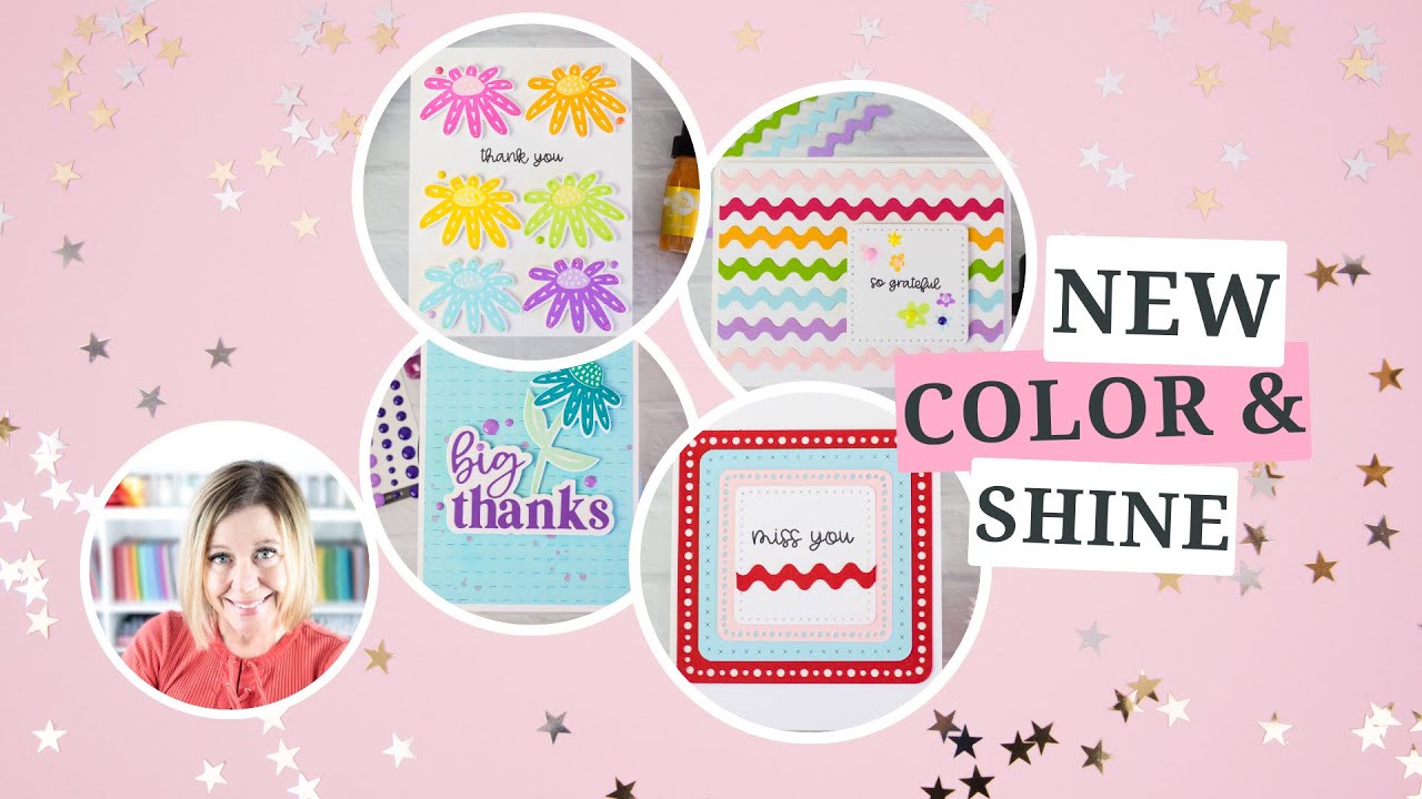 New Colorful Card Making Supplies Shimmers & Enamel Dots