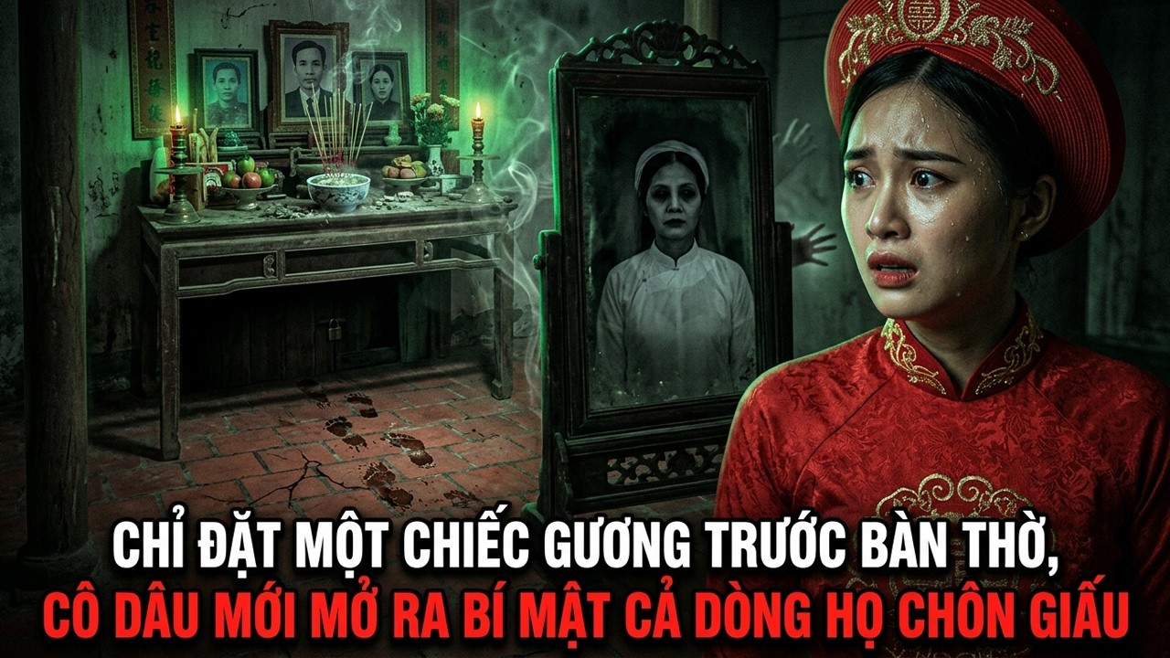 Chỉ Đặt Một Chiếc Gương Trước Bàn Thờ, Cô Dâu Mới Mở Ra Bí Mật Cả Dòng Họ Chôn Dấu | Truyện Ma