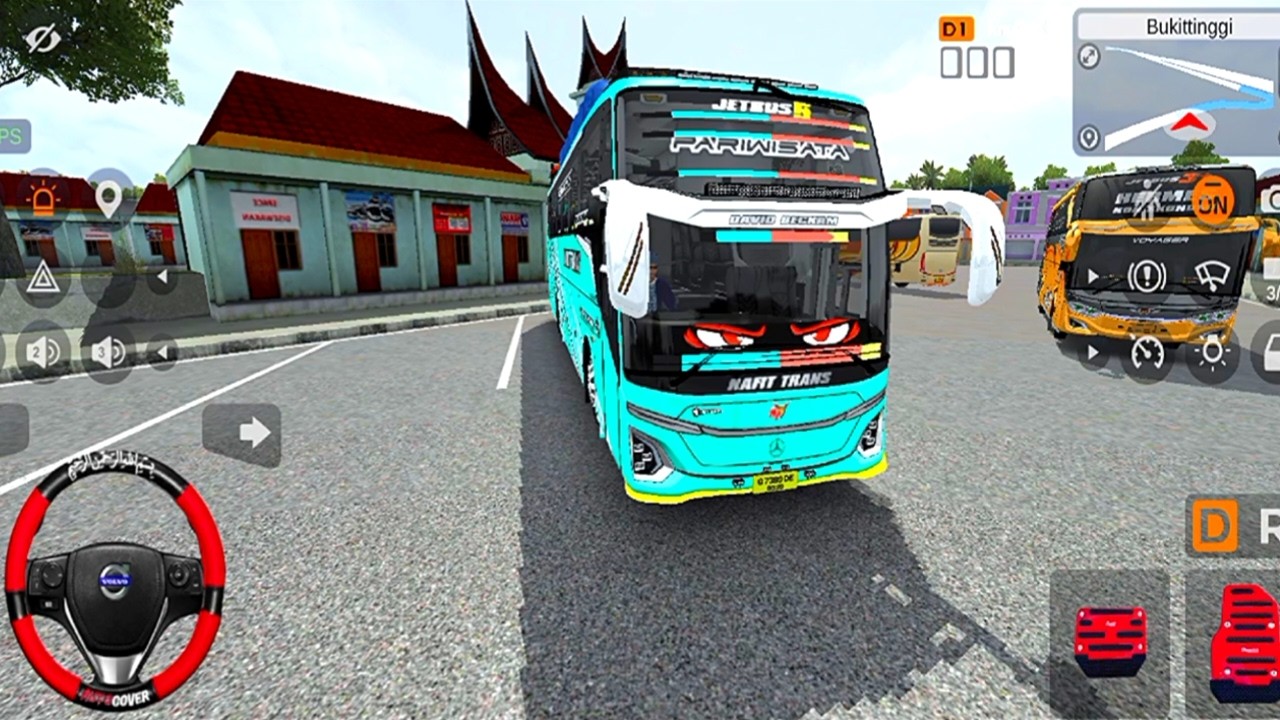 Telolet Basuri Bus Balik Kampung Bus David Becham Perjalanan Bukit Tinggi