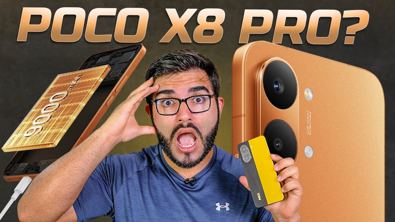 OFICIAL! Novo possível Poco X8 PRO foi lançado com 9.000mAh de BATERIA, e super processador