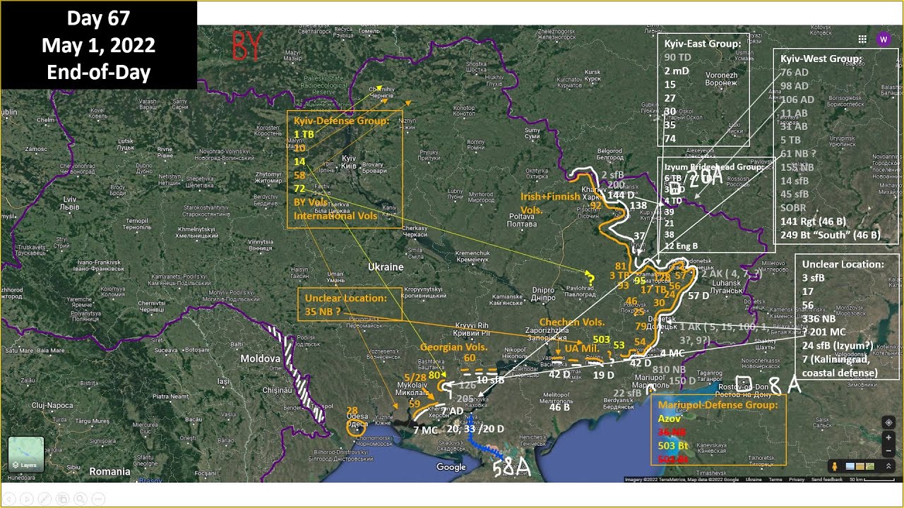 Ukraine: military situation update with maps, May 1, 2022