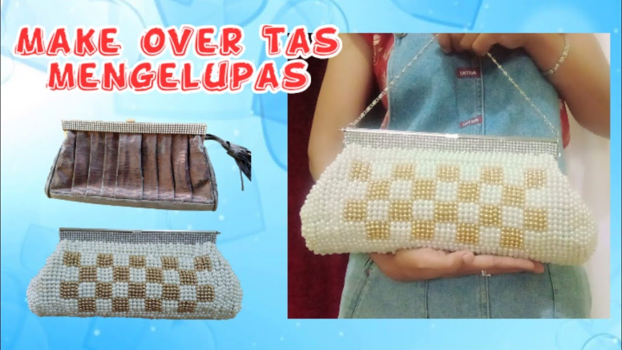 Modifikasi Tas Rusak Mengelupas | Make over tas lama jadi baru dan mewah | #DIY #Tasmengelupas