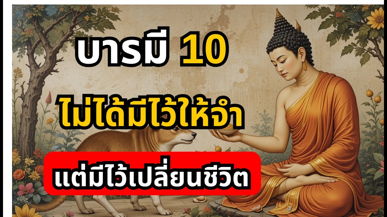 บารมี 10 ทัศ ไม่ได้มีไว้ให้จำ แต่มีไว้เปลี่ยนชีวิต