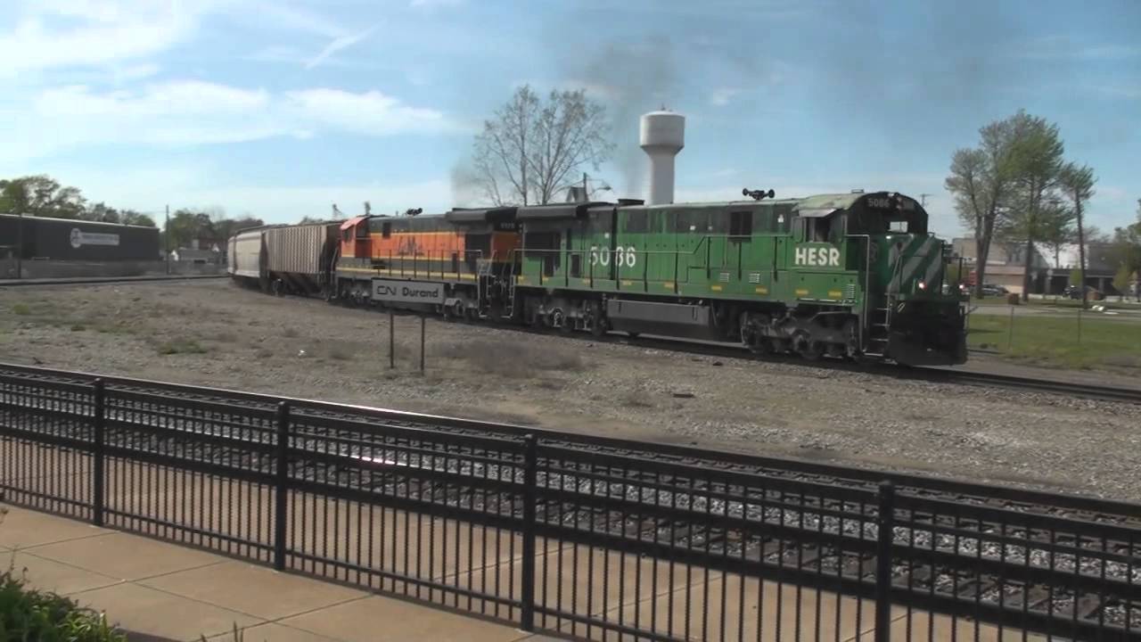 Railfanning Durand, Michigan