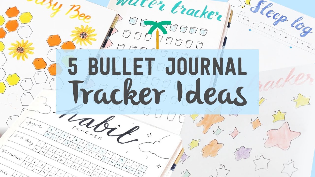 5 Bullet Journal Ideas for Tracking Daily Performance - Tracker Ideas  | Stationery Island