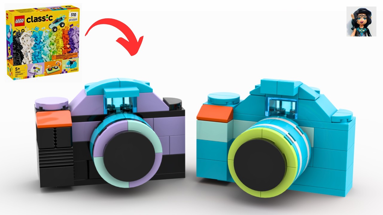 CAMERA Lego classic 11043 How to build easy