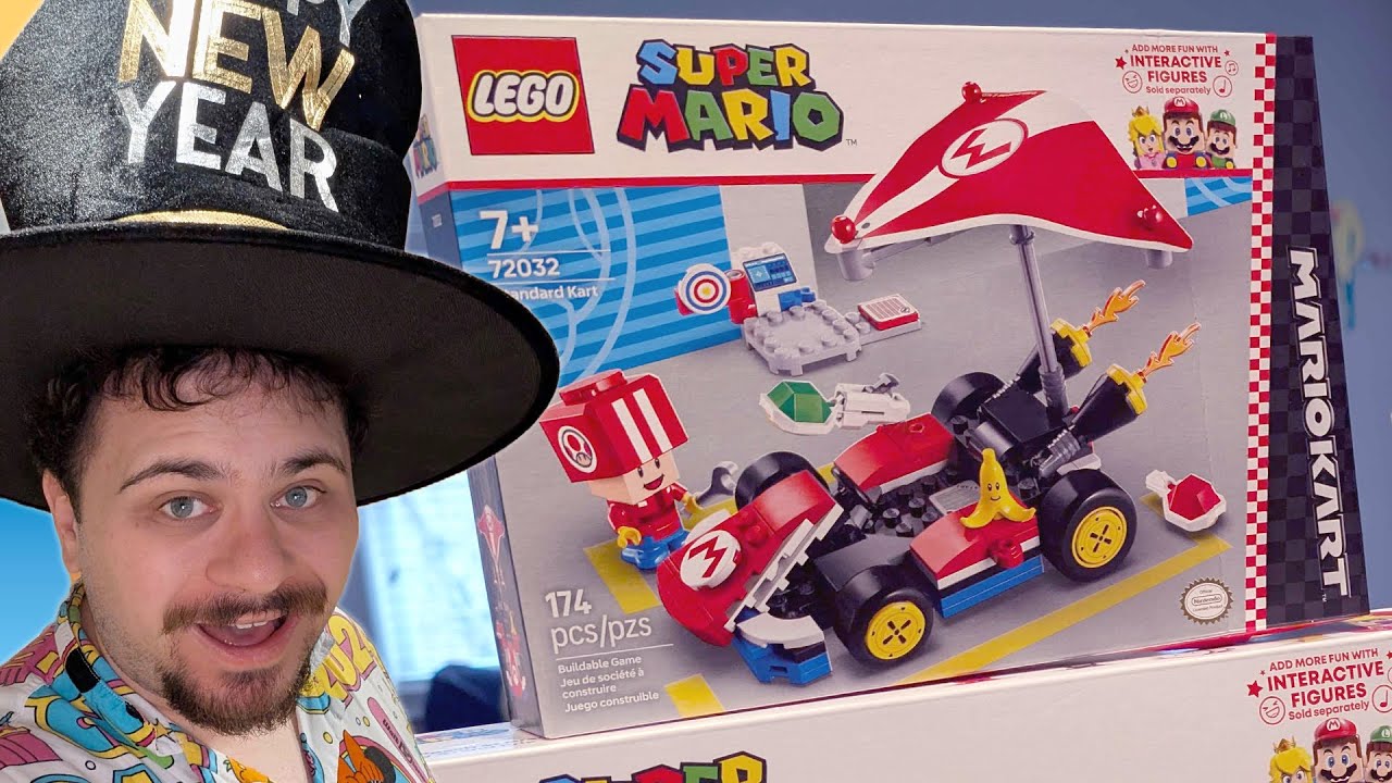 LEGO Mario Kart on New Year's Day! - LIVE with Bricks 'O' Brian!