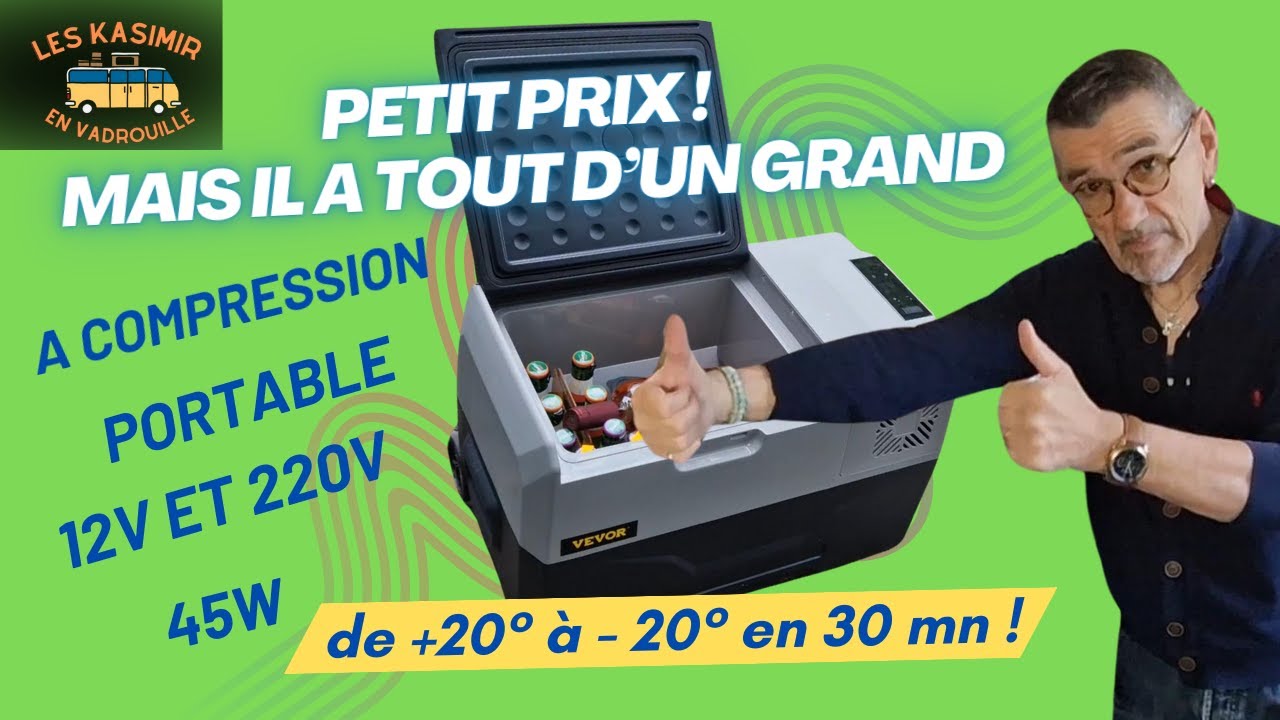 VEVOR CX30 : un réfrigérateur 12v pour les nomades !