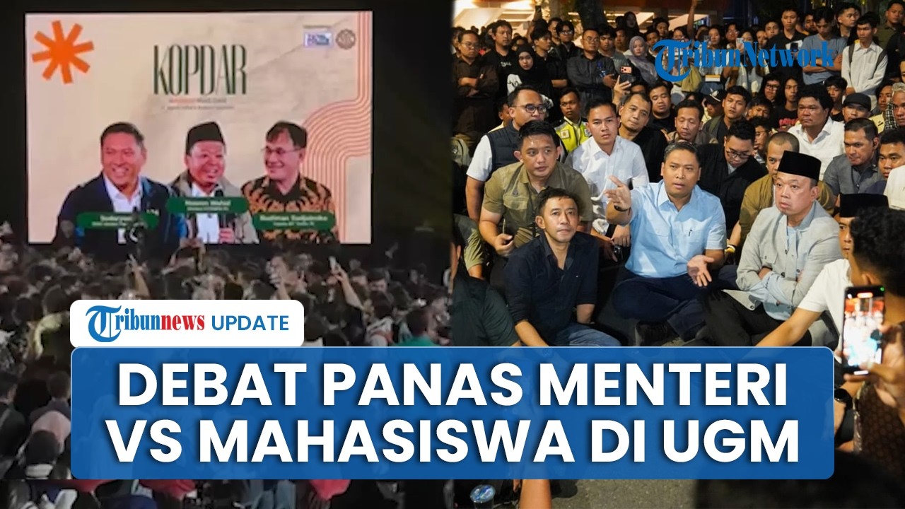 Seusai Geruduk Diskusi di UGM, Mahasiswa Berdebat dengan Menteri Prabowo, Singgung Film Pesta Babi