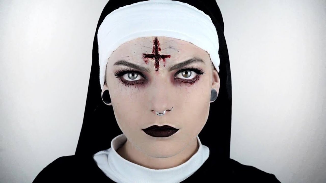 POSESSED/EVIL NUN | halloween tutorial