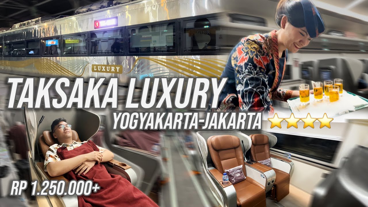 KERETA TERBAIK! ✨TRIP NAIK KERETA API TAKSAKA LUXURY SLEEPER YOGYAKARTA-JAKARTA