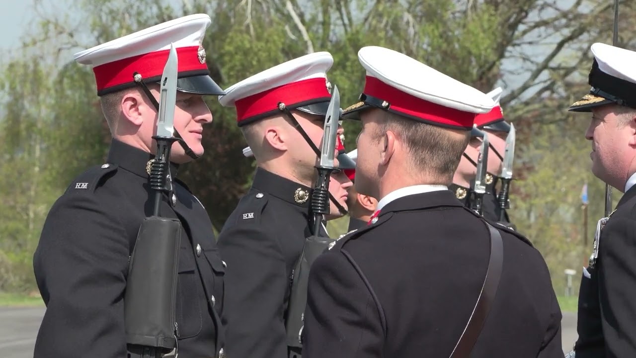 332 Troop King's Squad Pass Out Parade Royal Marines at CTCRM 21st April 2023 ceremony highlights
