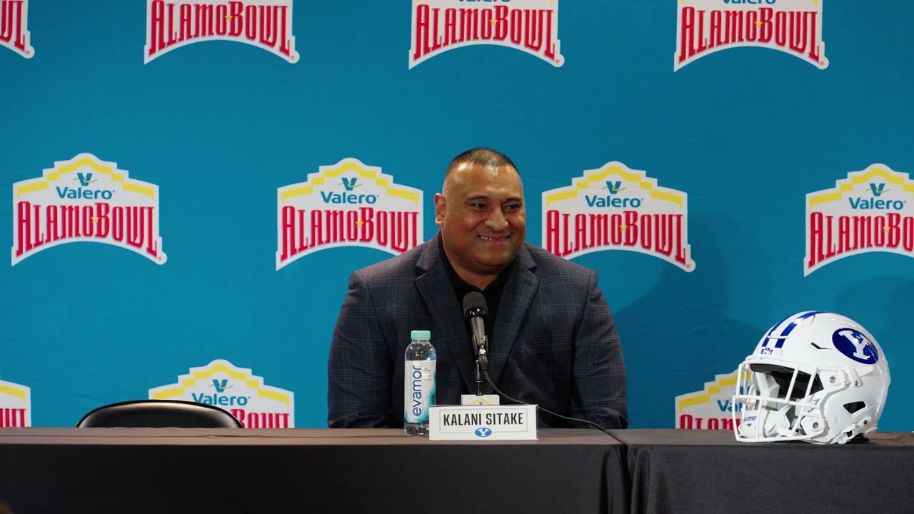Kalani Sitake & Deion Coach Prime Sanders | BYU Football | Valero Alamo Bowl | December 27, 2024