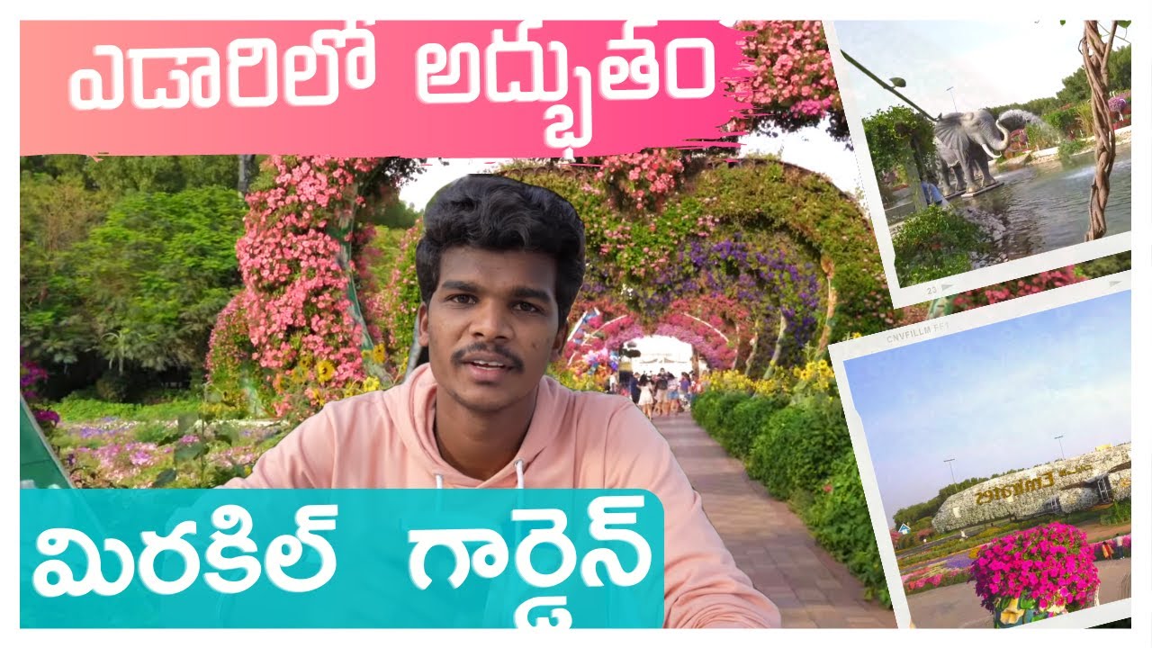 Dubai Miracle Garden in Telugu | world's Largest Flower Garden | Raju Kanneboina