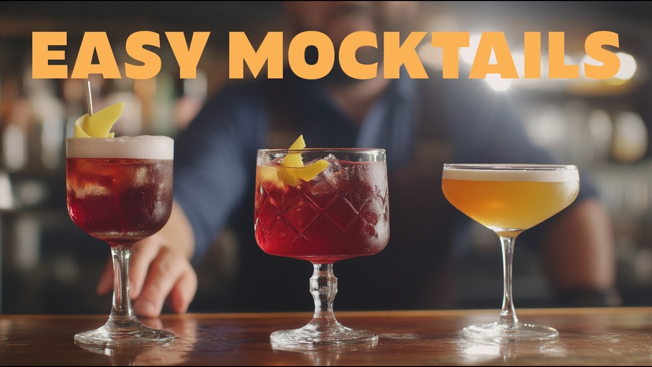 3 Quick Mocktails for Servers