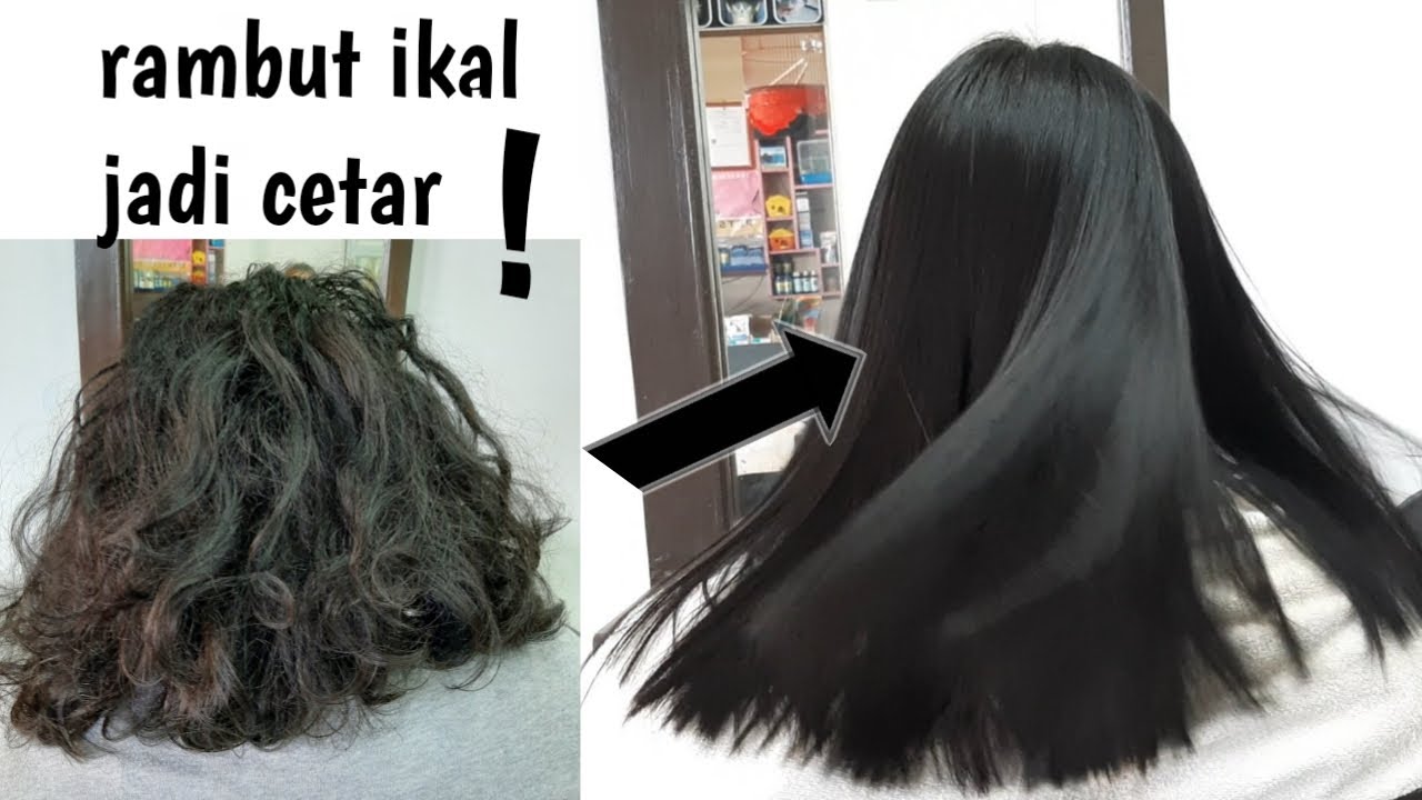 cara smoothing rambut ikal/keriting agar hasil nya halus