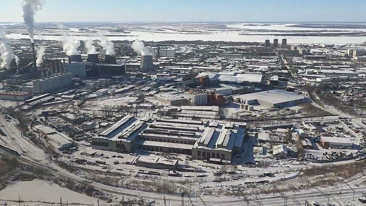 Взлёт в Хабаровске. Ми-8.