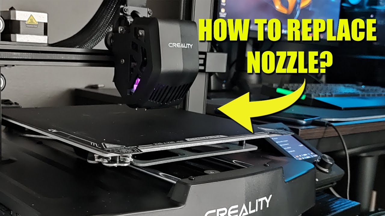 Creality Ender 3 V3 SE - How to replace nozzle? (Easy way)