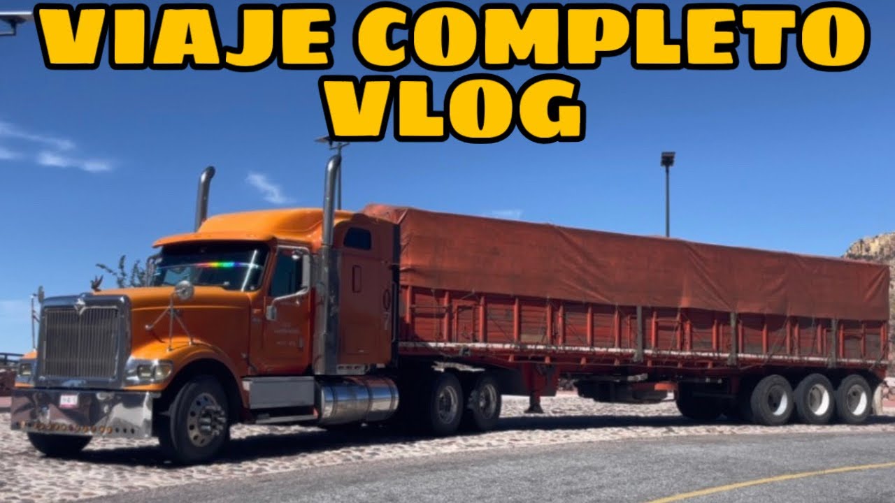 VLOG de VIAJE COMPLETO en un TRÁILER 