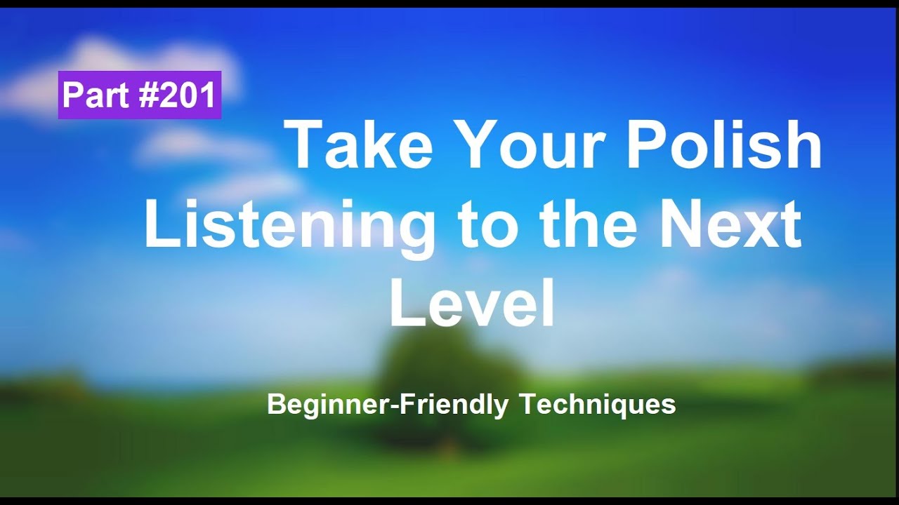 Master Polish Listening Comprehension for Beginners part 201
