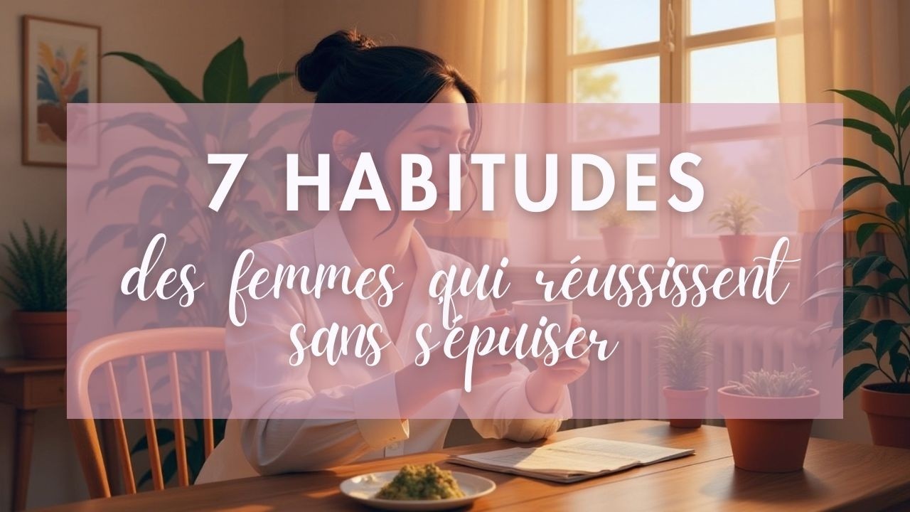 7 Habitudes SUBTILES des Femmes qui Réussissent Sans S'épuiser