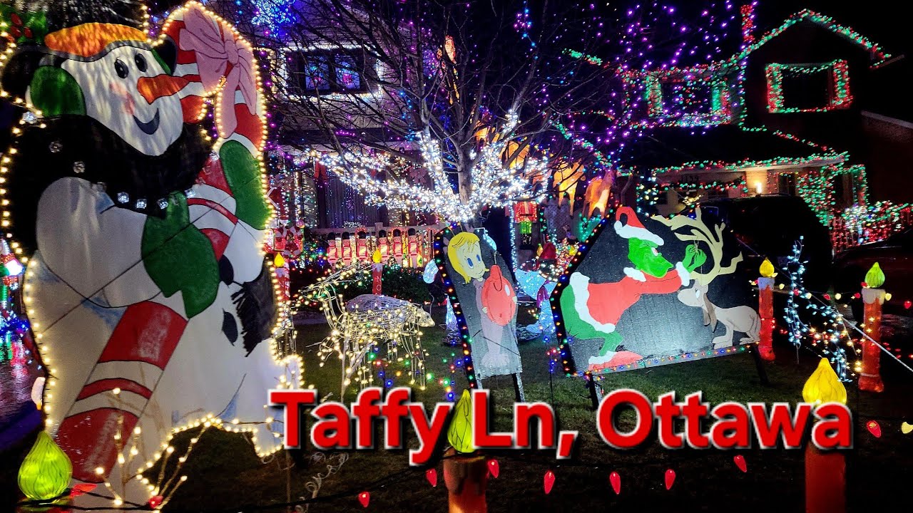 In Christmas,  People Come to Visit This Street in Ottawa! #christmas #canada #ChristmasAmbiance 