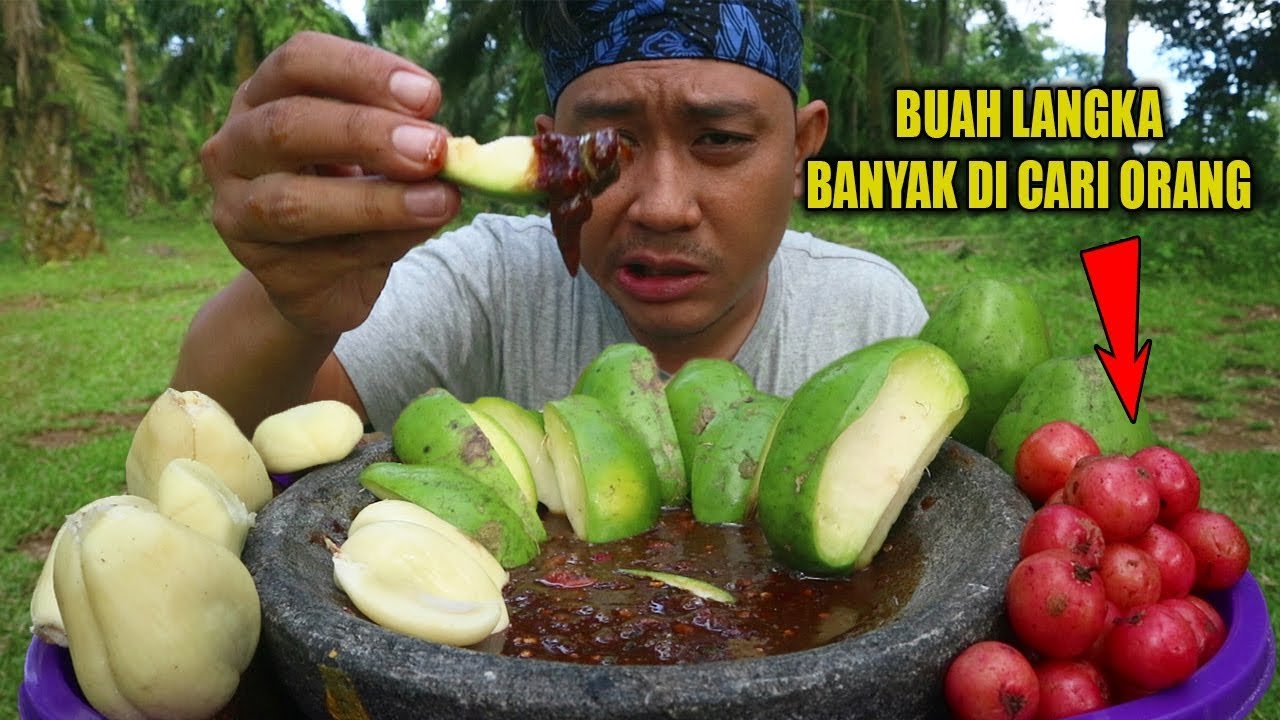 Mukbang Rujak Kedondong + Lobilobi + Salak! Sambal Terasi Nampol 🤤🔥