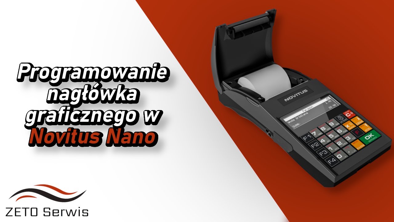 Programowanie logo graficznego na kasie Nano