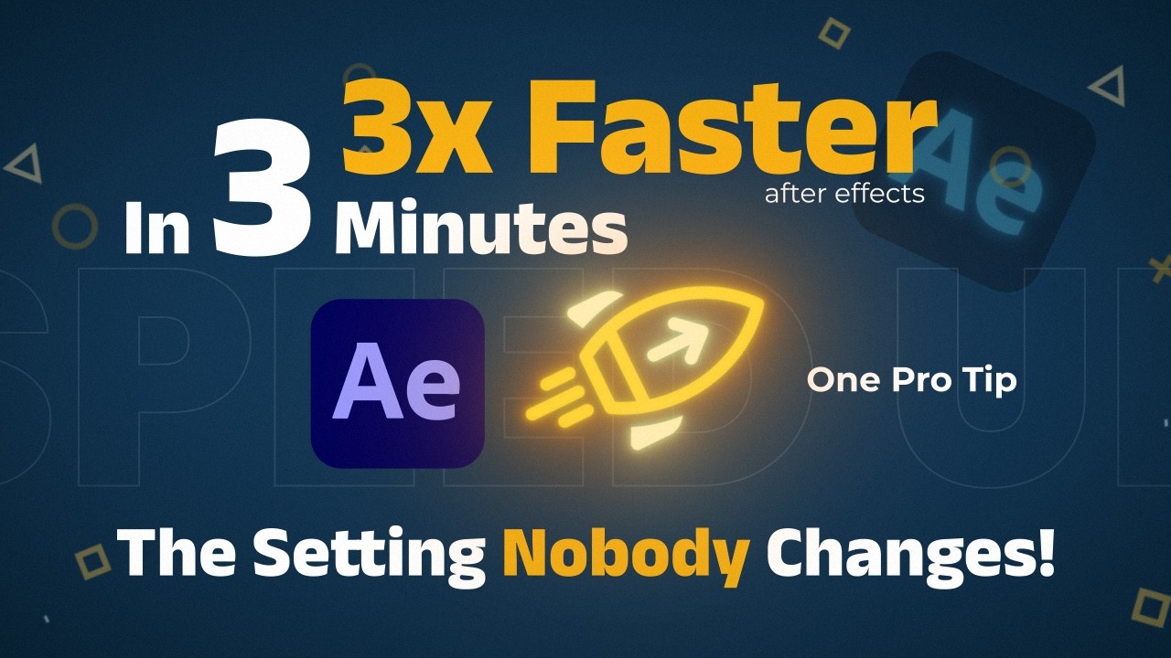 How to Speed Up After Effects Previews & Rendering | Fix Lag & Speed Up Previews