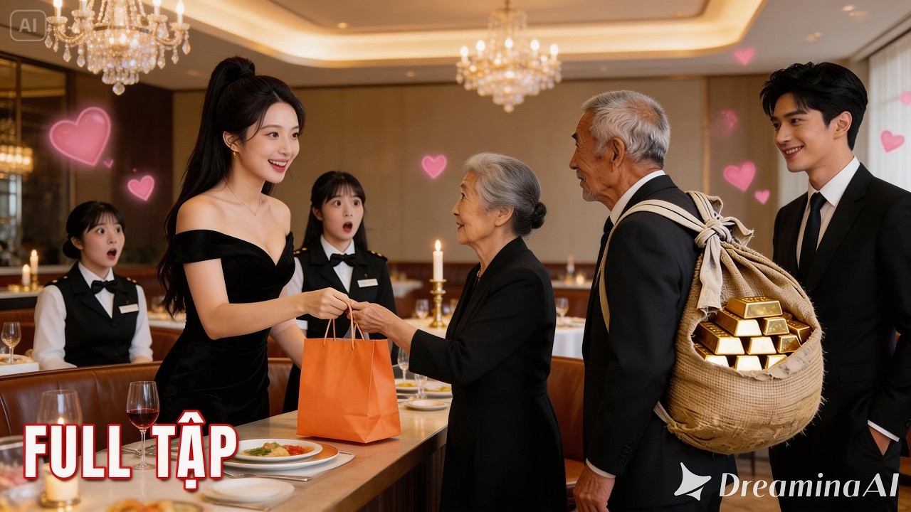 Cô gái tốt bụng tặng quà cho bà cụ xa lạ, không ngờ bà là bà nội của tổng tài