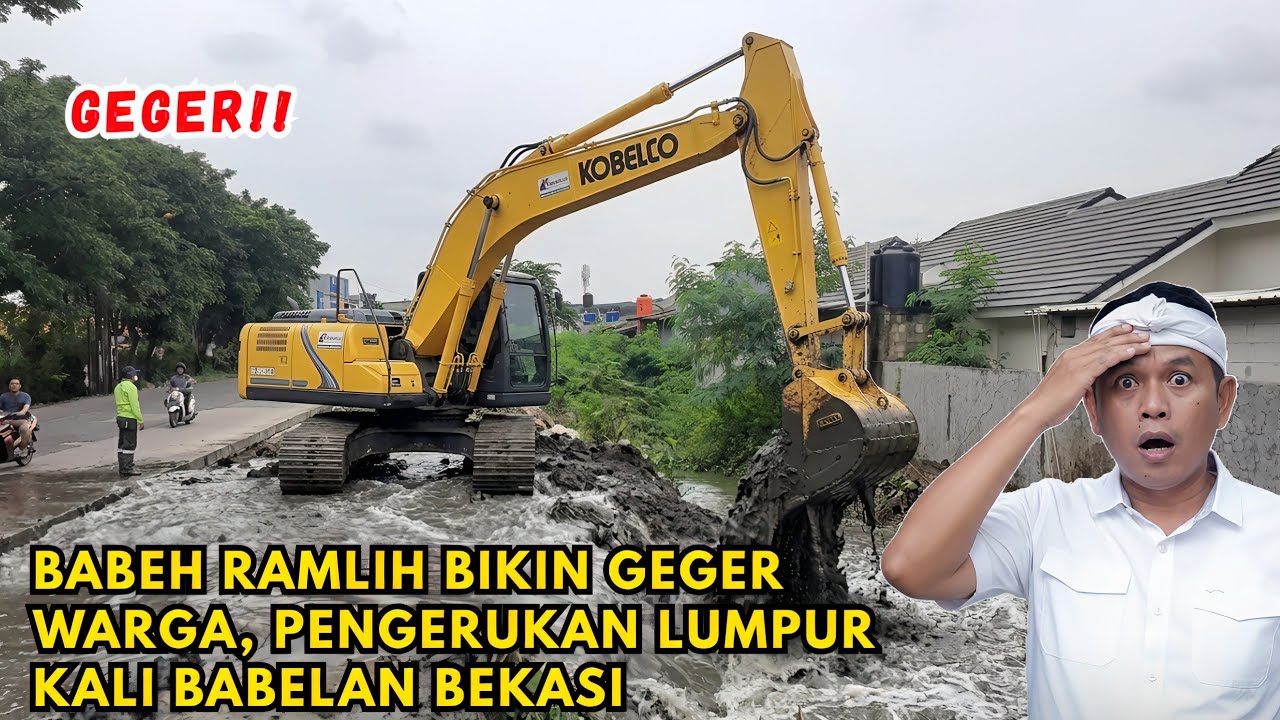 THE POWER OF BABEH RAMLIH‼️ NORMALISASI KALI BABELAN BEKASI YANG BIKIN GEGER 
