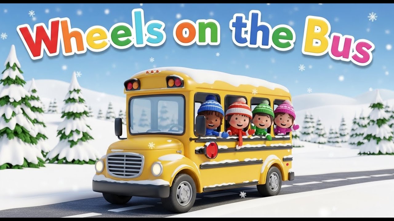 The Winter Bus Song ❄️🚌 | Fun Snow Song for Kids | Cozy Winter Music