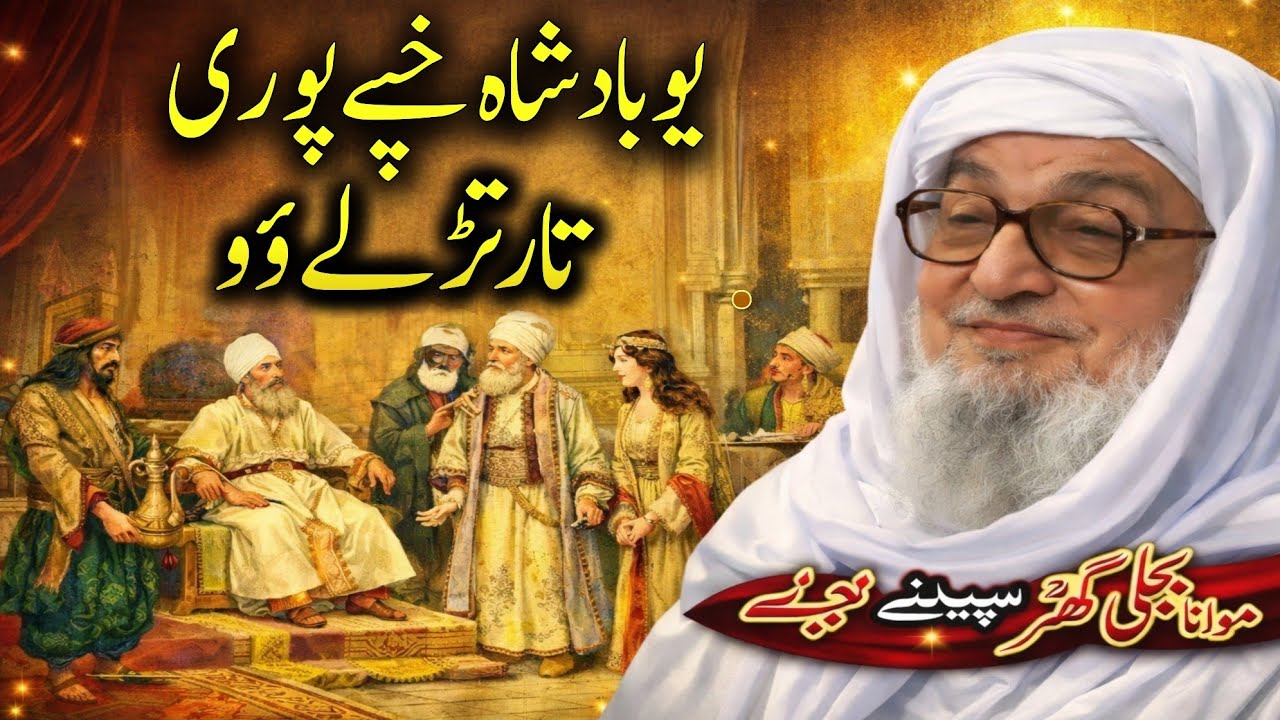  Badshah Khaply Khpi Ta Tar Taral  / Moulana Bijligar rh Pashto Byan /بادشاہ خپلے خپے تہ تار تڑل